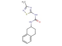 N-(3-methyl-1,2,4-thiadiazol-5-yl)-N'-(1,2,3,4-tetrahydronaphthalen-2-yl)urea