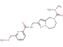 2-[({[6-(methoxymethyl)pyridin-2-yl]carbonyl}amino)methyl]-N,N-dimethyl-7,8-dihydro-4H-pyrazolo[1,5-a][1,4]diazepine-5(6H)-carboxamide