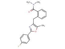 2-{[2-(4-fluorophenyl)-5-methyl-1,3-oxazol-4-yl]methyl}-N,N-dimethylbenzamide