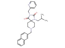 1-isobutyl-8-(2-naphthylmethyl)-3-(2-pyridinylmethyl)-1,3,8-triazaspiro[4.5]decane-2,4-dione