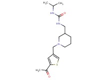N-({1-[(5-acetyl-3-thienyl)methyl]piperidin-3-yl}methyl)-N'-isopropylurea