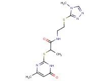 2-[(4-methyl-6-oxo-1,6-dihydropyrimidin-2-yl)thio]-N-{2-[(4-methyl-4H-1,2,4-triazol-3-yl)thio]ethyl}propanamide