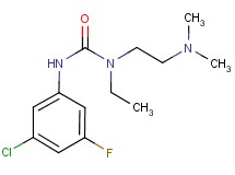 N'-(3-chloro-5-fluorophenyl)-N-[2-(dimethylamino)ethyl]-N-ethylurea