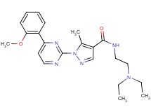 N-[2-(diethylamino)ethyl]-1-[4-(2-methoxyphenyl)-2-pyrimidinyl]-5-methyl-1H-pyrazole-4-carboxamide