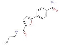 5-[4-(aminocarbonyl)phenyl]-N-propyl-2-furamide