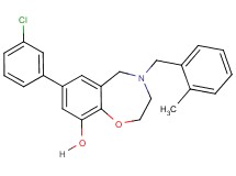 7-(3-chlorophenyl)-4-(2-methylbenzyl)-2,3,4,5-tetrahydro-1,4-benzoxazepin-9-ol