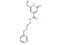 6-ethyl-2-oxo-N-(4-phenylbutyl)-1,2-dihydropyridine-4-carboxamide