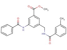 methyl 3-(benzoylamino)-5-{[(3-methylbenzoyl)amino]methyl}benzoate