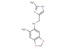 (6-methyl-1,3-benzodioxol-5-yl)[(2-methyl-1H-imidazol-4-yl)methyl]amine