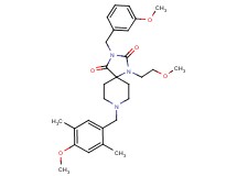 3-(3-methoxybenzyl)-8-(4-methoxy-2,5-dimethylbenzyl)-1-(2-methoxyethyl)-1,3,8-triazaspiro[4.5]decane-2,4-dione