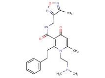 1-[2-(dimethylamino)ethyl]-6-methyl-N-[(4-methyl-1,2,5-oxadiazol-3-yl)methyl]-4-oxo-2-(2-phenylethyl)-1,4-dihydro-3-pyridinecarboxamide