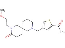8-[(5-acetyl-3-thienyl)methyl]-2-(2-methoxyethyl)-2,8-diazaspiro[5.5]undecan-3-one