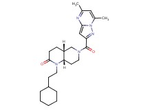(4aR*,8aS*)-1-(2-cyclohexylethyl)-6-[(5,7-dimethylpyrazolo[1,5-a]pyrimidin-2-yl)carbonyl]octahydro-1,6-naphthyridin-2(1H)-one