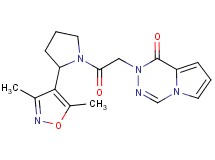 2-{2-[2-(3,5-dimethylisoxazol-4-yl)pyrrolidin-1-yl]-2-oxoethyl}pyrrolo[1,2-d][1,2,4]triazin-1(2H)-one