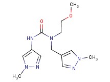 N-(2-methoxyethyl)-N'-(1-methyl-1H-pyrazol-4-yl)-N-[(1-methyl-1H-pyrazol-4-yl)methyl]urea