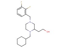 2-[1-(cyclohexylmethyl)-4-(2,3-difluorobenzyl)-2-piperazinyl]ethanol