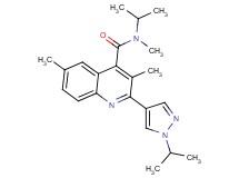 N-isopropyl-2-(1-isopropyl-1H-pyrazol-4-yl)-N,3,6-trimethylquinoline-4-carboxamide