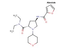 (4R)-N,N-diethyl-4-(2-furoylamino)-1-(tetrahydro-2H-pyran-4-yl)-L-prolinamide