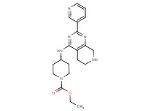 ethyl 4-[(2-pyridin-3-yl-5,6,7,8-tetrahydropyrido[3,4-d]pyrimidin-4-yl)amino]piperidine-1-carboxylate