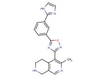 5-{5-[3-(1H-imidazol-2-yl)phenyl]-1,2,4-oxadiazol-3-yl}-6-methyl-1,2,3,4-tetrahydro-2,7-naphthyridine dihydrochloride