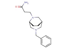 3-[(1S*,5R*)-3-benzyl-3,6-diazabicyclo[3.2.2]non-6-yl]propanamide
