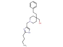 [1-[(2-butyl-1H-imidazol-4-yl)methyl]-4-(2-phenylethyl)-4-piperidinyl]methanol