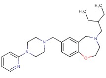4-(2-ethylbutyl)-7-{[4-(2-pyridinyl)-1-piperazinyl]methyl}-2,3,4,5-tetrahydro-1,4-benzoxazepine