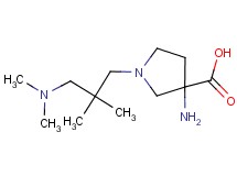 3-amino-1-[3-(dimethylamino)-2,2-dimethylpropyl]pyrrolidine-3-carboxylic acid