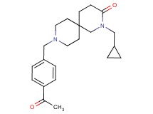 9-(4-acetylbenzyl)-2-(cyclopropylmethyl)-2,9-diazaspiro[5.5]undecan-3-one