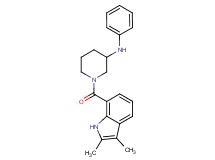 1-[(2,3-dimethyl-1H-indol-7-yl)carbonyl]-N-phenyl-3-piperidinamine
