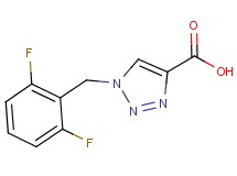 1-(2,6-difluorobenzyl)-1H-1,2,3-triazole-4-carboxylic acid