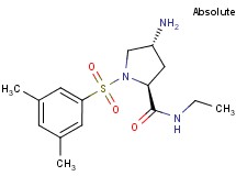 (2S,4R)-4-amino-1-[(3,5-dimethylphenyl)sulfonyl]-N-ethylpyrrolidine-2-carboxamide