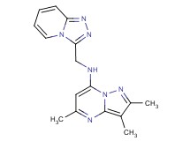 2,3,5-trimethyl-N-([1,2,4]triazolo[4,3-a]pyridin-3-ylmethyl)pyrazolo[1,5-a]pyrimidin-7-amine