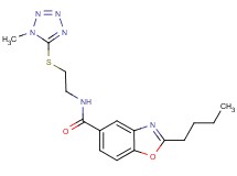 2-butyl-N-{2-[(1-methyl-1H-tetrazol-5-yl)thio]ethyl}-1,3-benzoxazole-5-carboxamide
