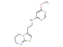 N-[2-(6,7-dihydro-5H-[1,3]thiazolo[3,2-a]pyrimidin-3-yl)ethyl]-6-methoxypyrimidin-4-amine