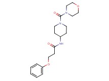 N-[1-(morpholin-4-ylcarbonyl)piperidin-4-yl]-3-phenoxypropanamide