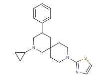 2-cyclopropyl-4-phenyl-9-(1,3-thiazol-2-yl)-2,9-diazaspiro[5.5]undecane