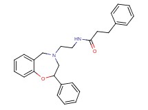 3-phenyl-N-[2-(2-phenyl-2,3-dihydro-1,4-benzoxazepin-4(5H)-yl)ethyl]propanamide