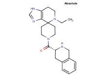 5-ethyl-1'-[(3R)-1,2,3,4-tetrahydro-3-isoquinolinylcarbonyl]-1,5,6,7-tetrahydrospiro[imidazo[4,5-c]pyridine-4,4'-piperidine] dihydrochloride
