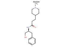 N-[(1S)-1-benzyl-2-hydroxyethyl]-3-(1-methylpiperidin-4-yl)propanamide