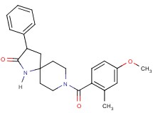 8-(4-methoxy-2-methylbenzoyl)-3-phenyl-1,8-diazaspiro[4.5]decan-2-one