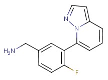 (4-fluoro-3-pyrazolo[1,5-a]pyridin-7-ylbenzyl)amine