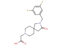 [2-(3,5-difluorobenzyl)-3-oxo-2,8-diazaspiro[4.5]dec-8-yl]acetic acid