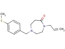 4-allyl-1-[4-(methylthio)benzyl]-1,4-diazepan-5-one