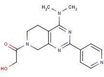 2-[4-(dimethylamino)-2-pyridin-4-yl-5,8-dihydropyrido[3,4-d]pyrimidin-7(6H)-yl]-2-oxoethanol