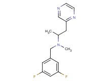 (3,5-difluorobenzyl)methyl(1-methyl-2-pyrazin-2-ylethyl)amine