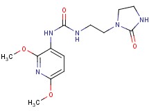 N-(2,6-dimethoxypyridin-3-yl)-N'-[2-(2-oxoimidazolidin-1-yl)ethyl]urea