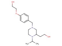 2-{4-[4-(2-hydroxyethoxy)benzyl]-1-isopropyl-2-piperazinyl}ethanol