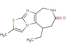 5-ethyl-2-methyl-5,6,8,9-tetrahydro-7H-[1,3]thiazolo[3',2':1,2]imidazo[4,5-c]azepin-7-one