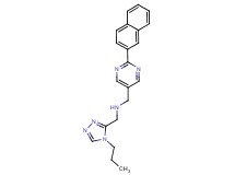 1-[2-(2-naphthyl)pyrimidin-5-yl]-N-[(4-propyl-4H-1,2,4-triazol-3-yl)methyl]methanamine